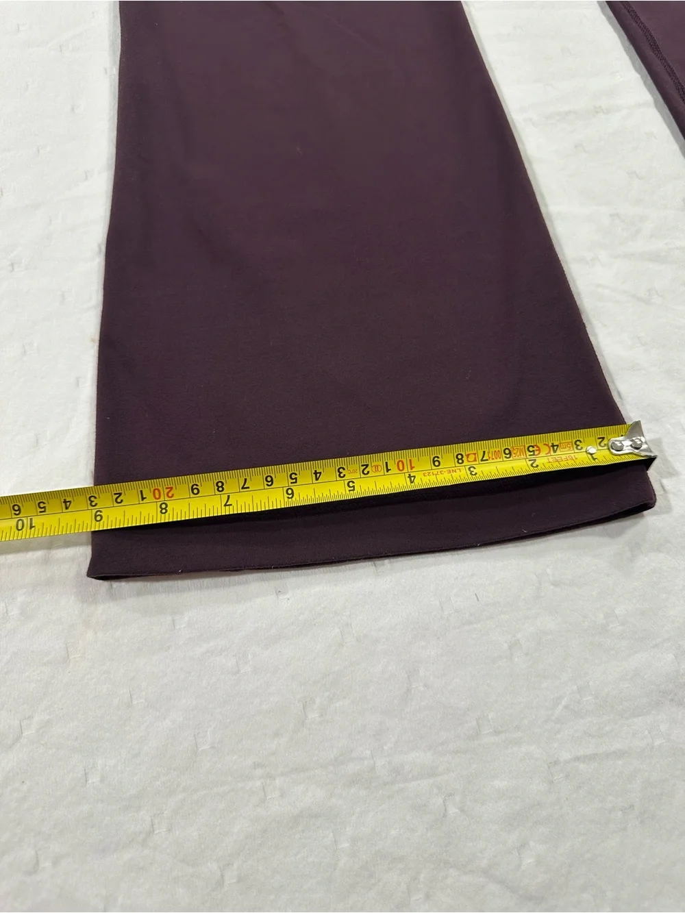 Lululemon Groove Pant II Roll Down Flare Yoga Pants Black Cherry Size 6 39